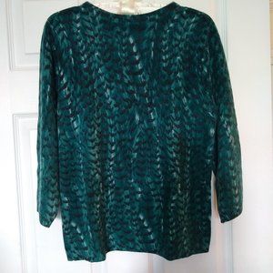 Talbot's Teal Green Cashmere Sweater P/L